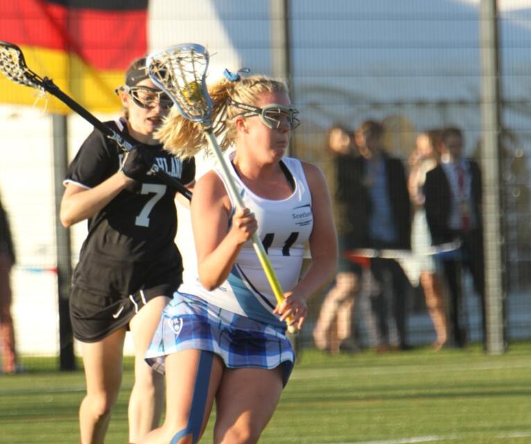 Look back to Sarah Slater playing for Scotland U19